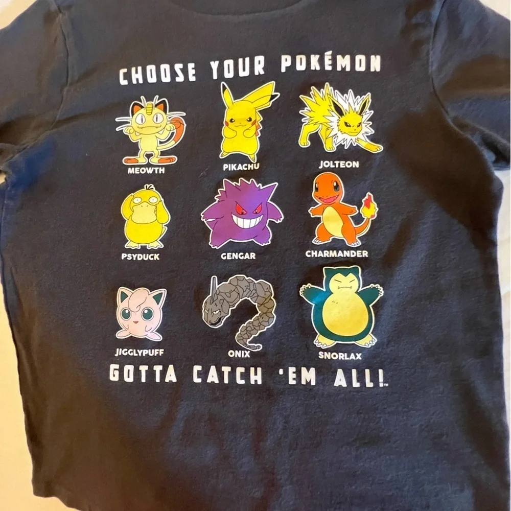 OLD NAVY GREY SIZE 6-7 & MINECRAFT NAVY SIZE 5-6 GRAPHIC VIDEO GAMERS T-SHIRTS